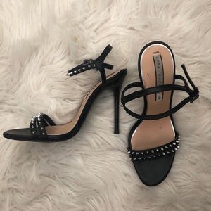 Black ZARA studded Heels